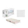 Berço C/cômoda C/colchão Gazin/comoda Sapat. Branco-fdecor - 1