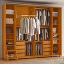 Ver mais imagens de Guarda Roupa Casal 278cm com 2 Portas Mya Cinamomo Z10 - Mpozenato