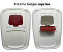 Ver imagem 7 de Caixa Térmica Cooler Tropical 50l com Rodas Vermelha Soprano