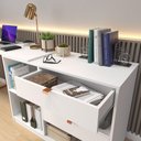 Ver imagem 4 de Mesa em L Computador Escritório Canto Industrial Retrô