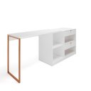 Ver imagem 6 de Mesa em L Computador Escritório Canto Industrial Retrô