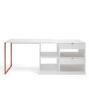 Ver imagem 1 de Mesa em L Computador Escritório Canto Industrial Retrô