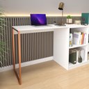 Ver imagem 3 de Mesa em L Computador Escritório Canto Industrial Retrô