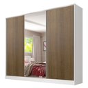 Ver imagem 5 de Guarda-roupa Casal 100% Mdf Madesa Royale 3 Portas de Correr com Espelho