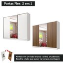 Ver imagem 4 de Guarda-roupa Casal 100% Mdf Madesa Royale 3 Portas de Correr com Espelho