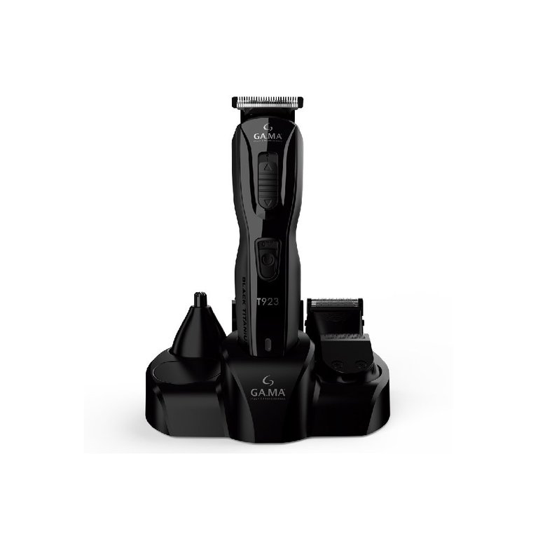 Aparador de Pelos Gama Multi Styler T923 Black Titanium com Base Organizadora Bivolt