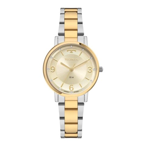 Relógio Technos Feminino Ref: 2035net/1d Elegance Bicolor