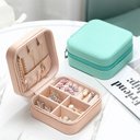 Ver imagem 4 de Necessaire Mini Porta Joias Portátil Estojo com Zíper