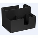 Ver imagem 5 de Porta-guardanapo e Sachês Casual - Preto Coza 10503/0008