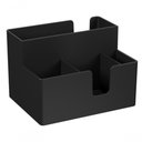 Ver imagem 1 de Porta-guardanapo e Sachês Casual - Preto Coza 10503/0008
