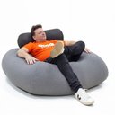 Ver imagem 5 de Puff Sensorial Relax Ergonômico com Encosto e Enchimento Perolas 3mm Goodpufes Extrema Maciez Pufe