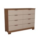Ver imagem 2 de Cômoda Tuboarte Isadora 100% Mdf com 8 Gavetas e Kit de Pés