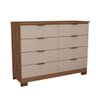 Cômoda Tuboarte Isadora 100% Mdf com 8 Gavetas e Kit de Pés - 2