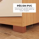 Ver imagem 6 de Cômoda Lyon 100% MDF Móveis Home | 8 Gavetas e Kit de Pés