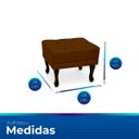 Ver imagem 4 de Puff Retro Confortável e Clássico Suede