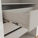 Ver imagem 7 de Guarda-roupa Casal New Jade 6 Portas 3 Gavetas Cinamomo/off White - Henn