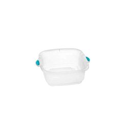 Bacia Quadrada Transparente 10 Litros - Sanremo - 1