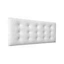 Ver imagem 1 de Cabeceira Botões Almofadada para Cama Luxo Clean Corino Rbl:solteiro Painel/branco