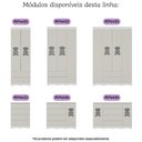 Ver imagem 7 de Berço Americano 3 em 1 com Cômoda 2 Portas 4 Gavetas Doçura Multimóveis Mp4729 Branco/off White