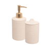 Conjunto para Banheiro em Cerâmica Sand com 2 Peças Lyor Bege - 1