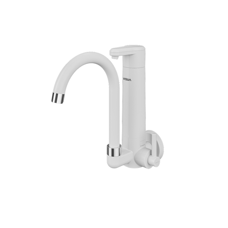 Torneira com Purificador de Parede Lagune Vitalité Viqua Branco