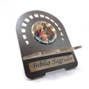 Ver imagem 1 de Suporte Porta Bíblia Madeira Sagrada Família