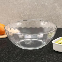Conjunto 2 Tigelas Saladeiras Redondas 3 Litros Bowls De Vidro Bella Marinex - 2