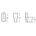 Ver imagem 2 de Kit Bacia com Caixa, Assento Termofixo e Kit Instalação Debba Classic Matte Black Roca