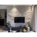 Ver imagem 7 de Kit 4 Placas Painel Pedra Artificial Revestimento Decoração Fachada Sintetica Acabamento 1,20mx0,60m