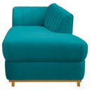Ver imagem 6 de Diva Recamier Vanessa 160cm Lado Direito Suede Doce Sonho Móveis Azul Turquesa