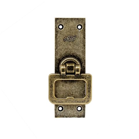 Cremona Retangular Zamak Ouro Velho 8370 - Loth