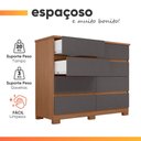 Ver mais imagens de Cômoda 8 Gavetas Apolo