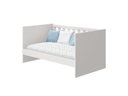 Ver imagem 4 de Berço Americano Mini Cama 3 em 1 Bebê Infantil Katatau Branco - Rede Móveis