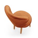 Ver imagem 7 de Jogo 4 Poltronas para Estúdio de Beleza Recepção Sala de Jantar Confortável Tecido Veludo