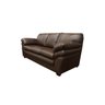 Sofá de Couro Gana 3 Lugares Marrom Pigmentado - Mempra Design - 2