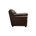 Ver imagem 3 de Sofá de Couro Gana 3 Lugares Marrom Pigmentado - Mempra Design