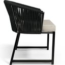 Ver mais imagens de Kit 06 Cadeiras Decorativas para Área Gourmet Cozinha Corda Náutica Bethari D04 Preto - Lyam