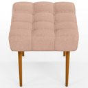 Ver imagem 6 de Puff Decorativo Para Sala De Estar Requinte L02 Linho Rosê - Lyam Decor