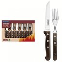 Ver imagem 2 de Faqueiro 6 Garfos 6 Facas Jumbo Polywood Castanho Tramontina