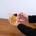 Ver imagem 2 de Caneca Decorativa de Natal Biscoito de Gengibre -Menino 500ml
