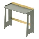 Ver imagem 4 de Escrivaninha e Estante 3 Nichos com Porta Petit Casatema MadeiraOriginals Verde/Mel