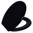 Ver imagem 1 de Assento Sanitário Almofadado Slim Preto - Astra