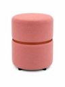 Ver imagem 3 de Puff com Cinta no Meio Cobre Fosco Rosa Antigo Veludo - Let Móveis