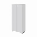 Ver imagem 3 de Armário Alto F5 Office 2 Portas 4 Prateleiras MDP 80cm Cinza