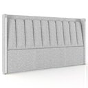 Ver imagem 1 de Cabeceira Cama Casal 140cm Luara Linho Cinza Claro Z37 - Mpozenato