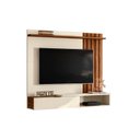 Ver imagem 2 de Painel Ripado Suspenso para TV até 65 Polegadas MDF 160CMX138CM Vegas
