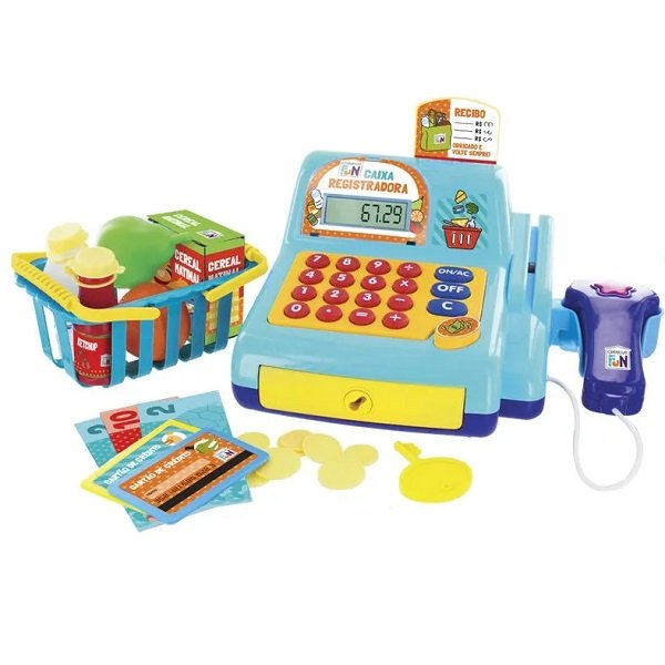 Creative Fun Caixa Registradora Azul Multikids Br386 - 3