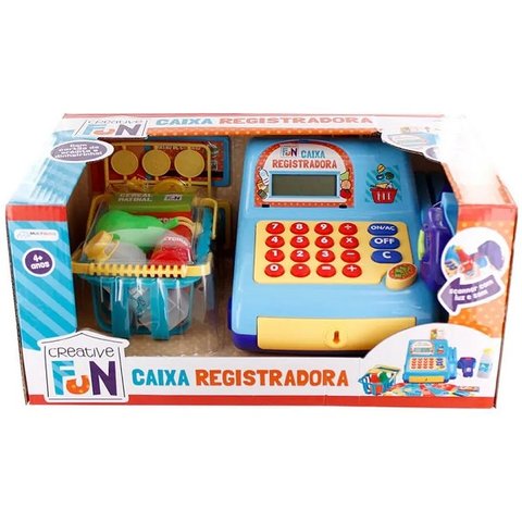 Creative Fun Caixa Registradora Azul Multikids Br386
