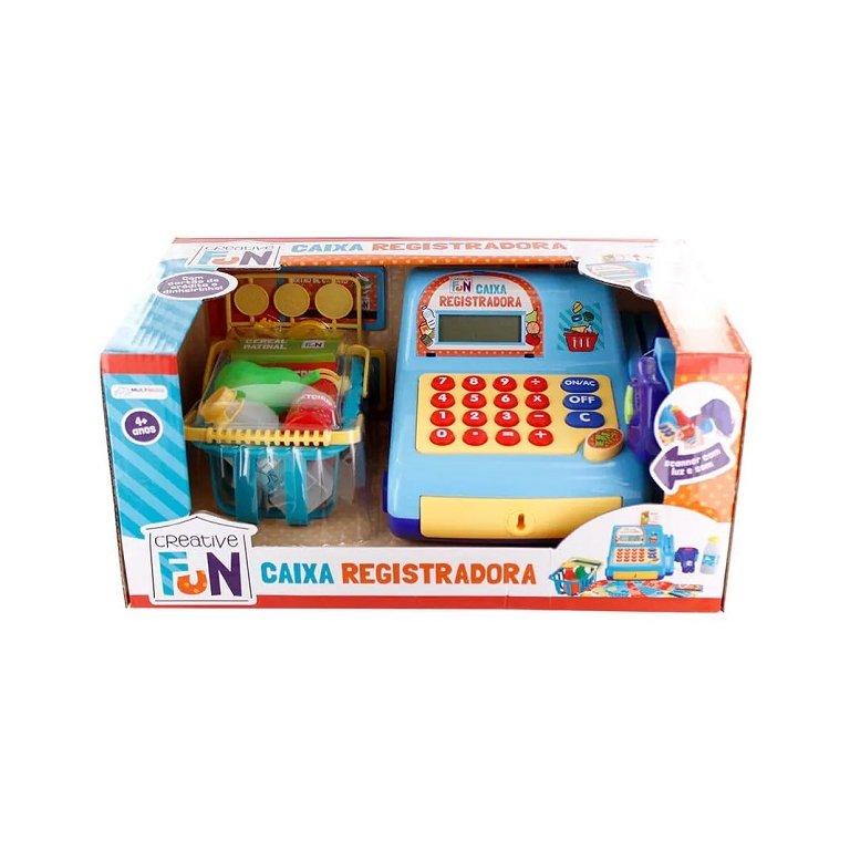 Creative Fun Caixa Registradora Azul Multikids Br386