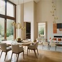 Ver imagem 7 de Conjunto Lustres para Sala de Estar e Sala de Jantar Mix - Marfim